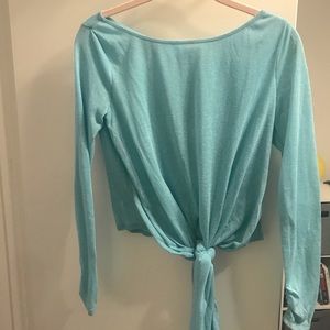 New w Tags Chelsea&Violet tie front longsleeve top